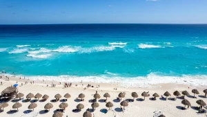 Large family trip to Cancun with a beach day in the Hotel Zone
